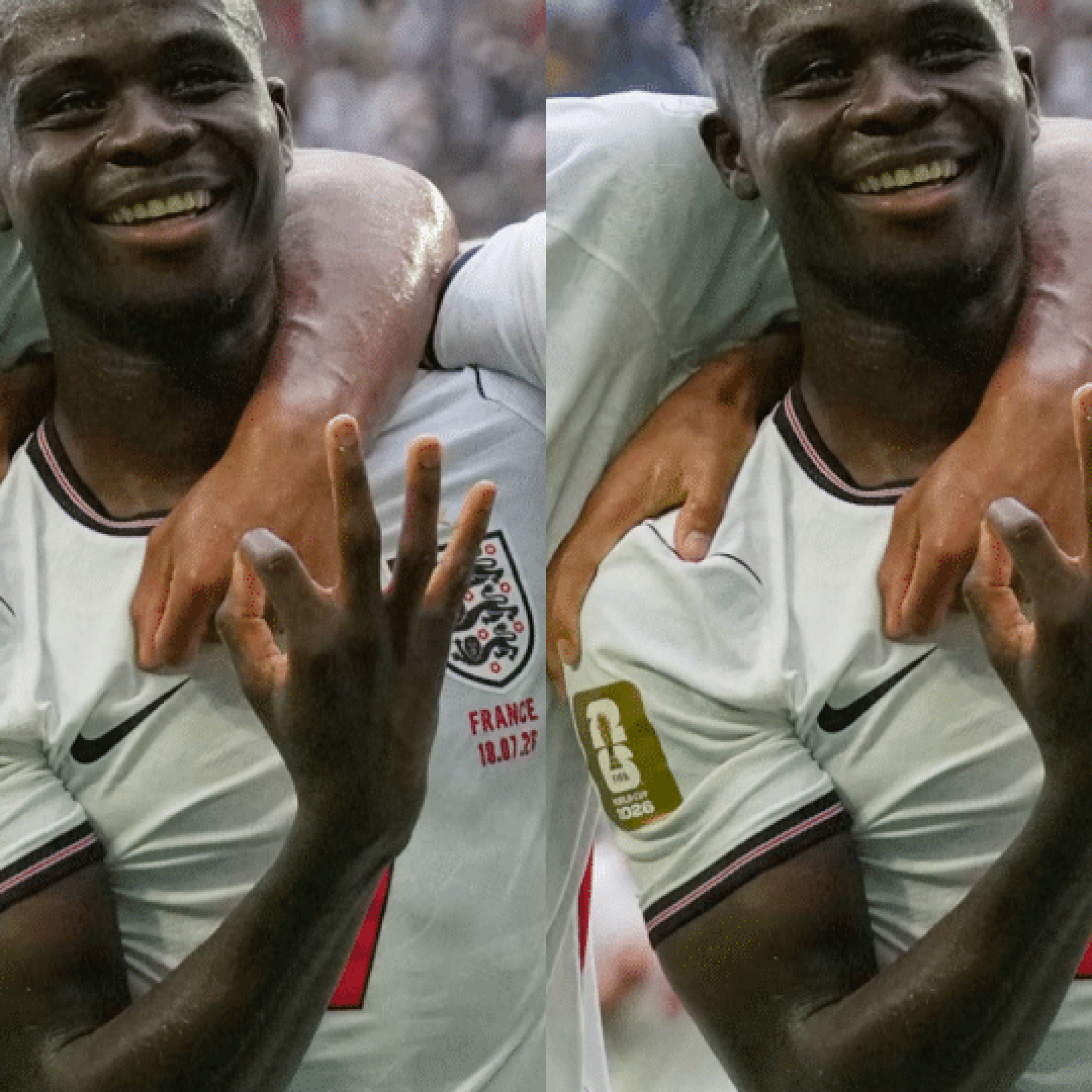 Saka becomes fourth English player to score a World Cup hat-trick