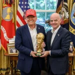 Trump backs FIFA boss amid mounting calls for his resignation