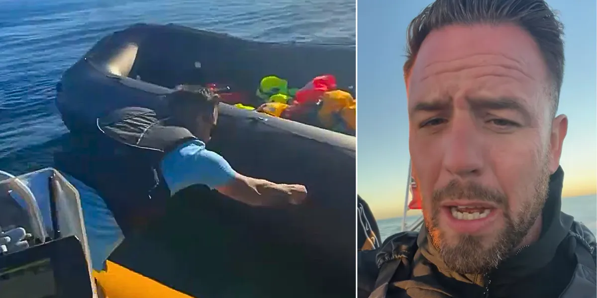 Danny Tommo: Police launch probe into activist over video of him slashing dinghy in English Channel