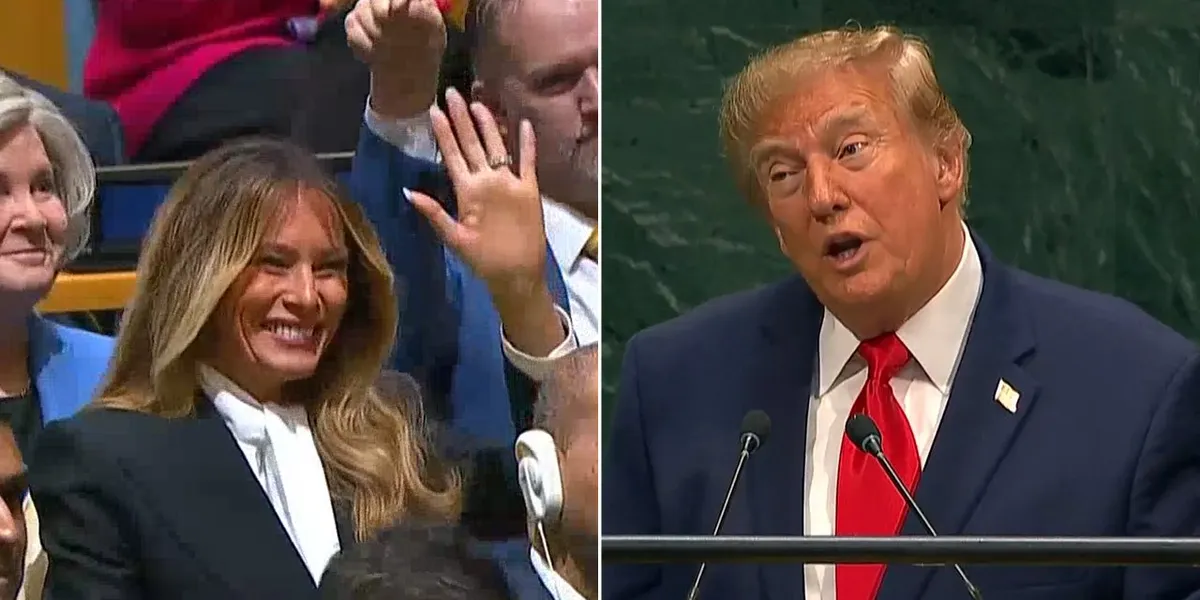 WATCH: Donald Trump gives special shoutout to wife Melania during UN General Assembly speech