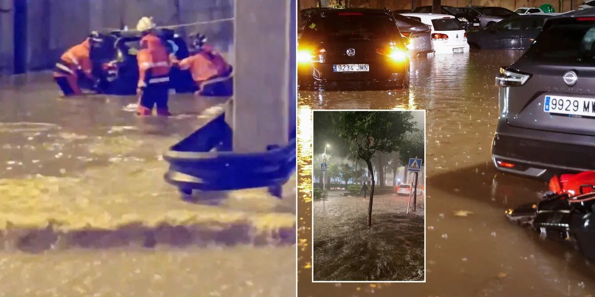 Spain weather: Torrential rain and deadly floods hit British holiday hotspot as ‘red’ alert issued
