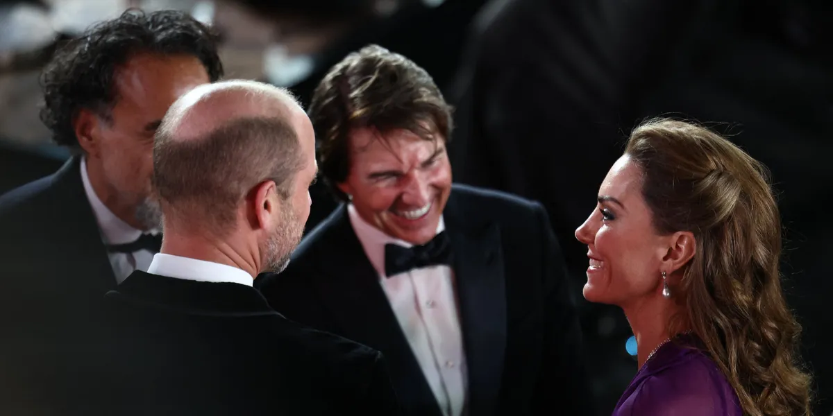 Prince and Princess of Wales join Tom Cruise in glamorous red carpet appearance