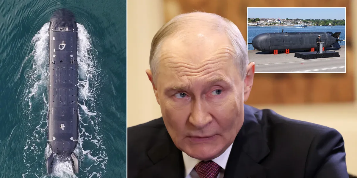 Royal Navy launches torpedo from undersea drone in warning shot to Vladimir Putin