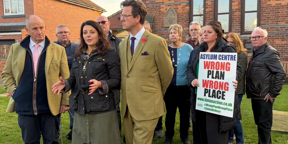 Migrant crisis: Tories meet with Linton-On-Ouse residents opposing village housing 1,200 male asylum seekers