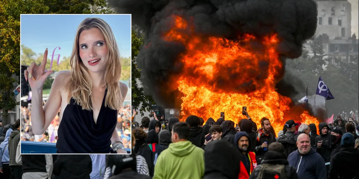 British student mocks victims of French riots and incites 'revolt' on live television